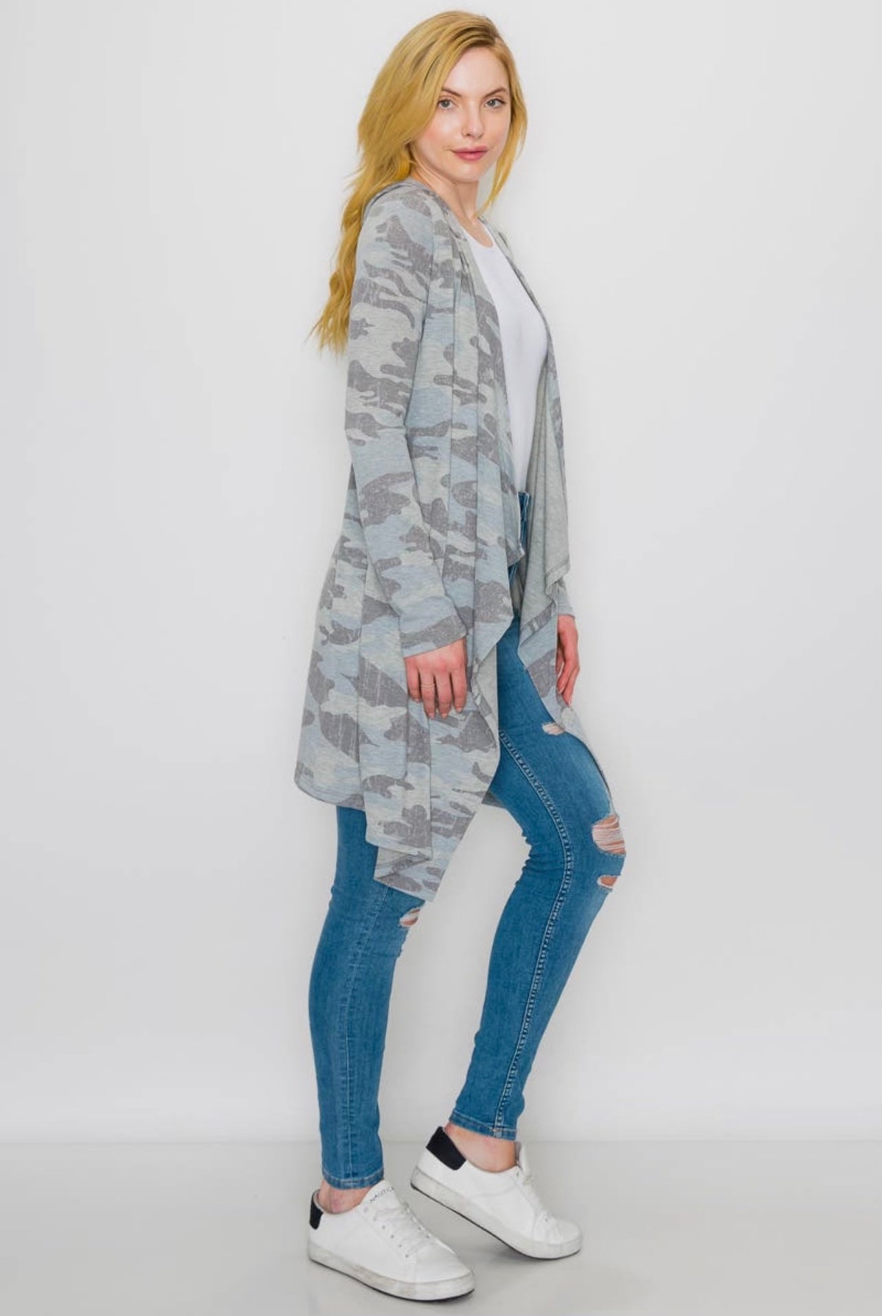 Cleo's Camo Print Cardigan