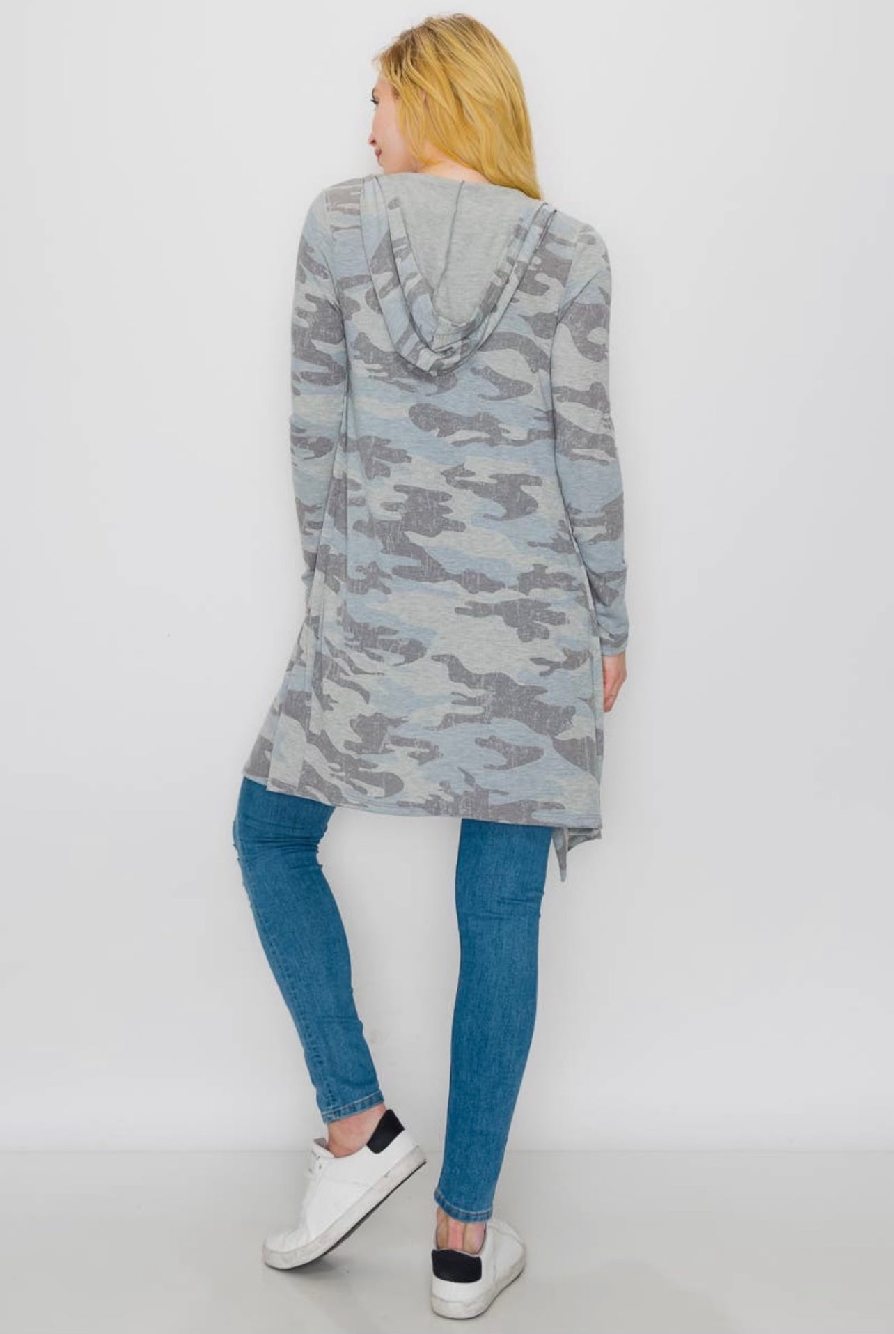 Cleo's Camo Print Cardigan