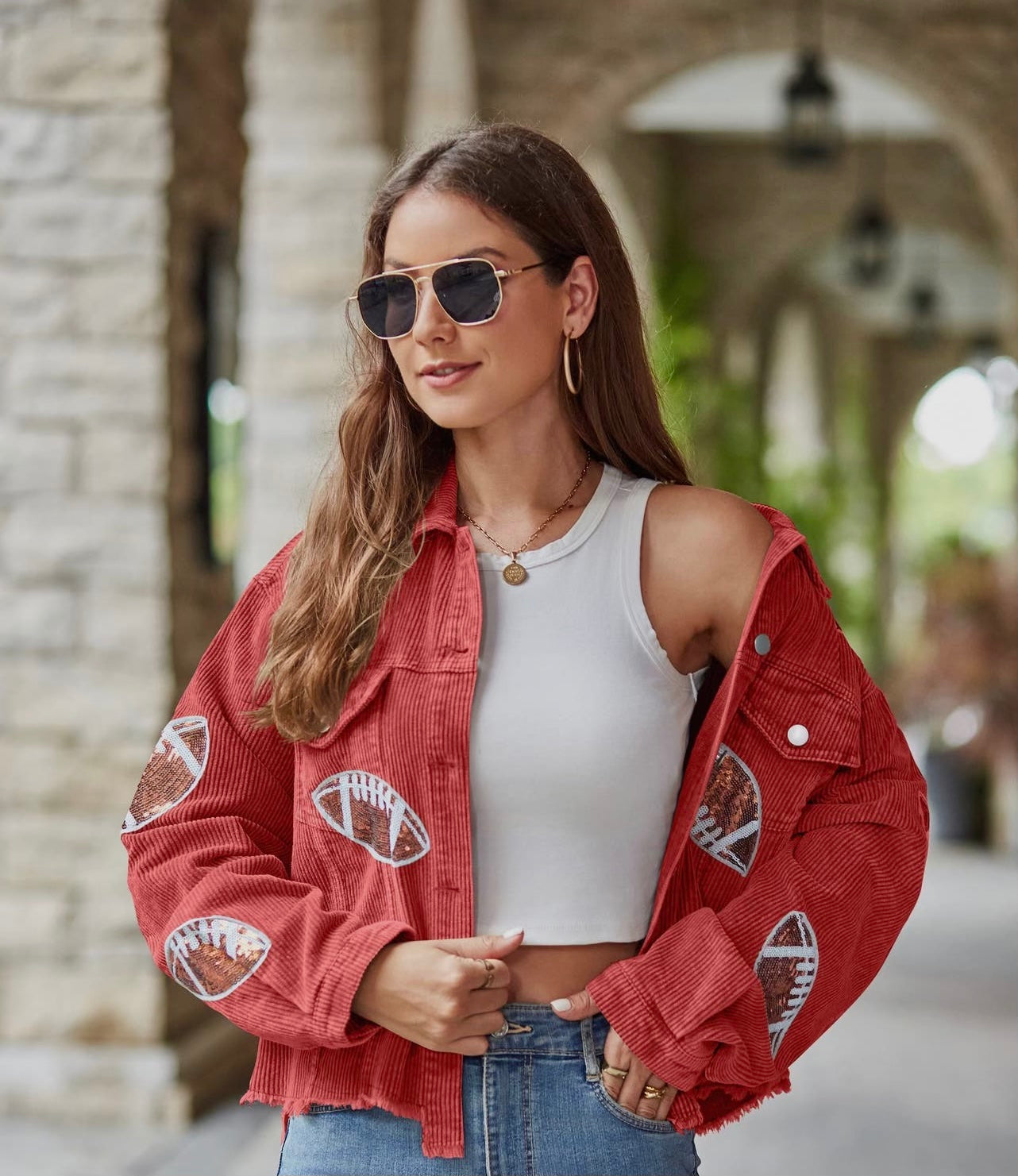 Bling Up Your Game Day Football Jacket