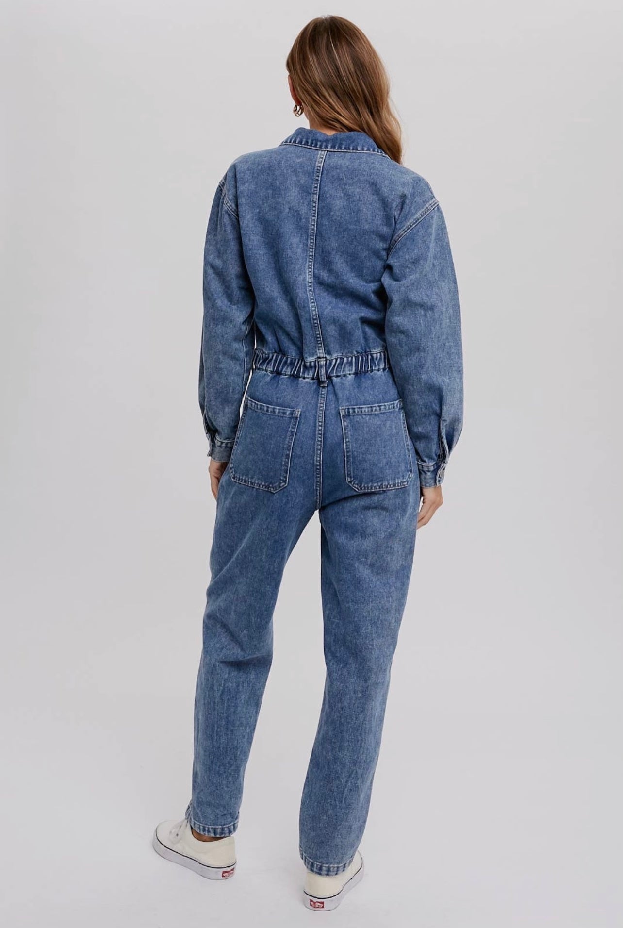 Jenna's Denim Jumpsuit