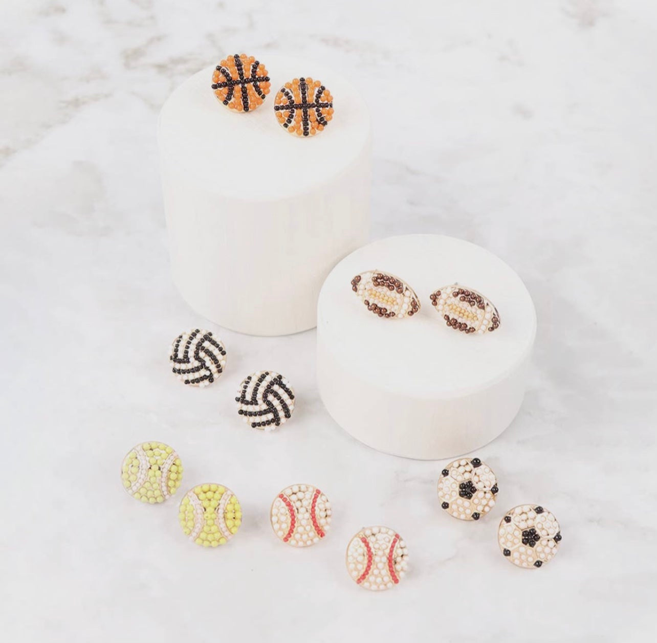 Football Earrings