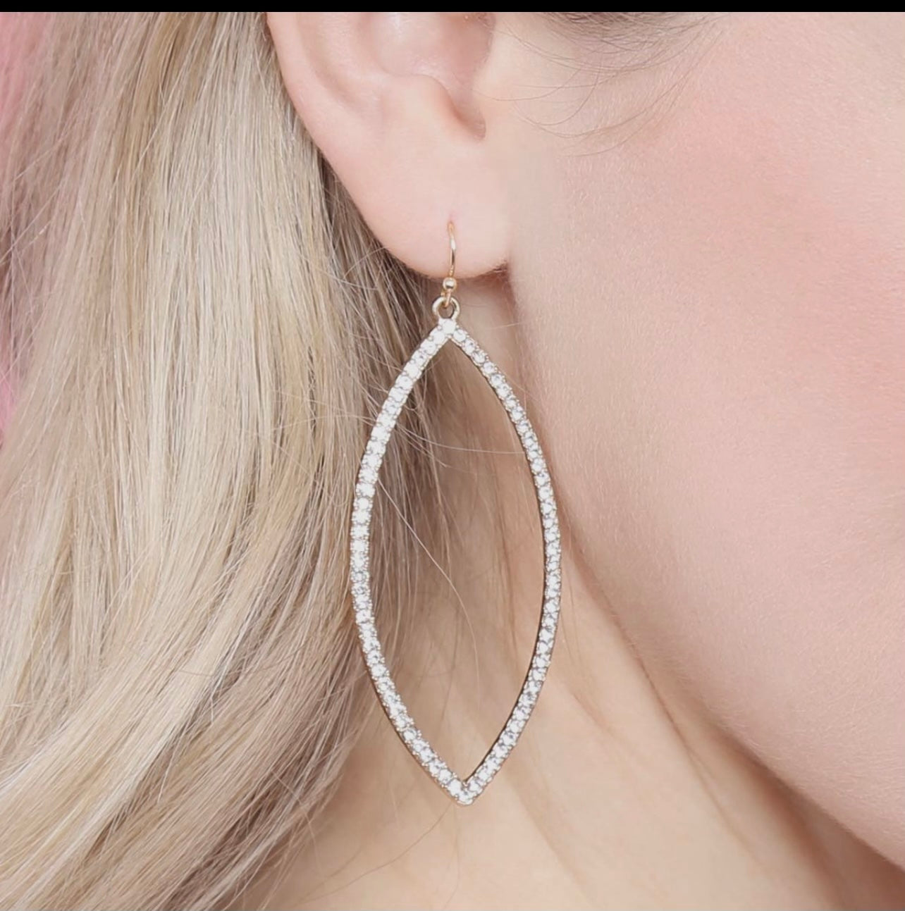 Marquise Rhinestone Earrings