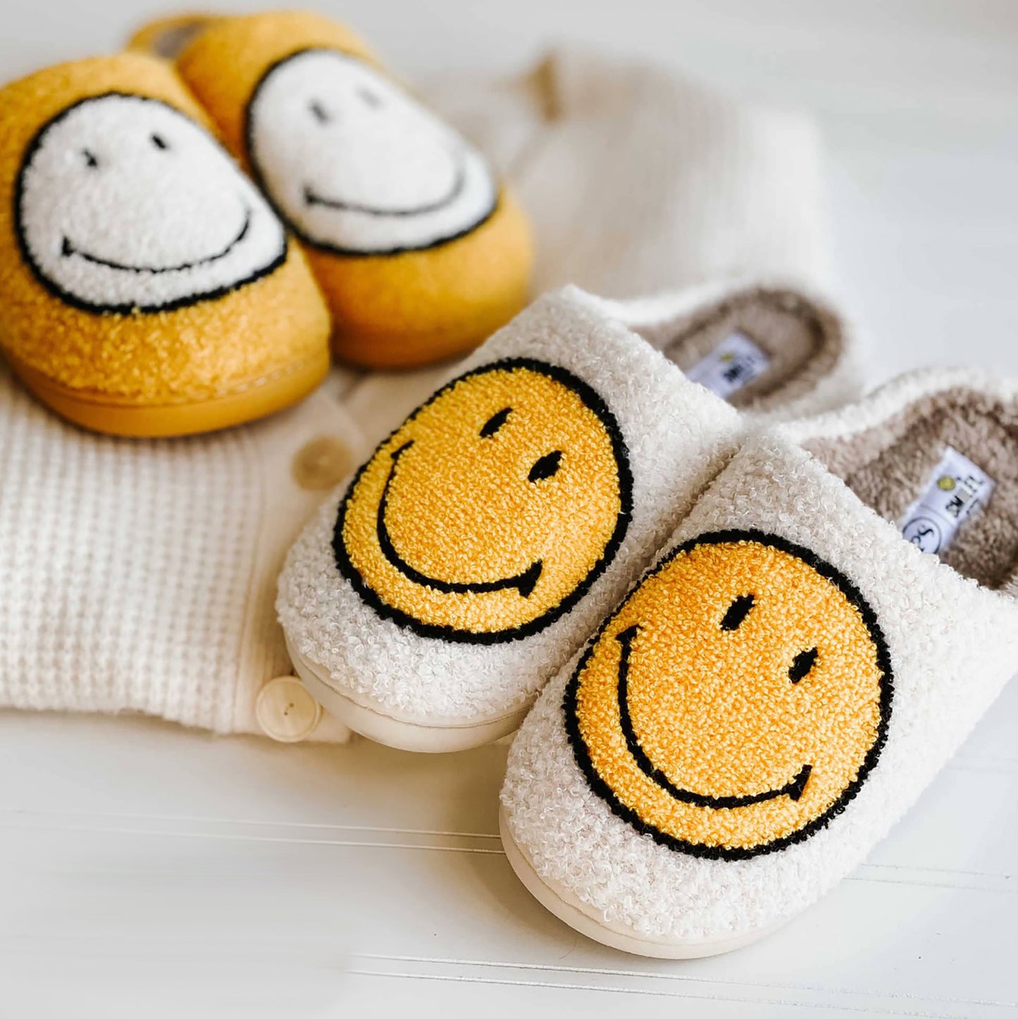 Smiley Face Slippers