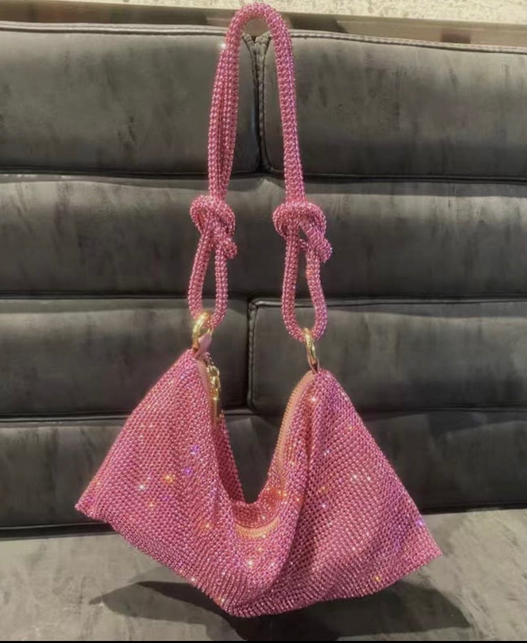 Crystal Knotted Clutch Bag