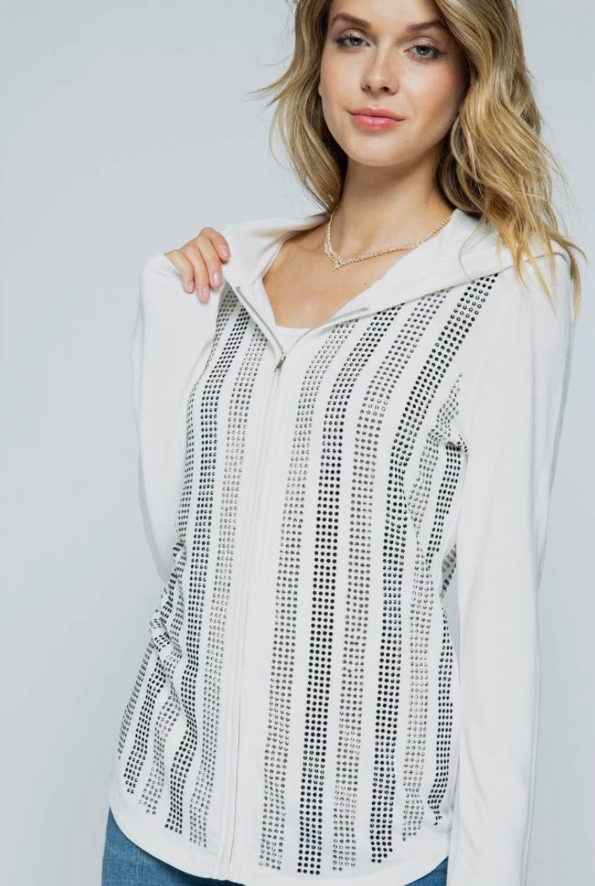 Bling Up Your Game Day Studded Jacket