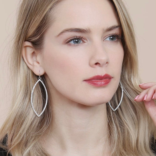 Marquise Rhinestone Earrings