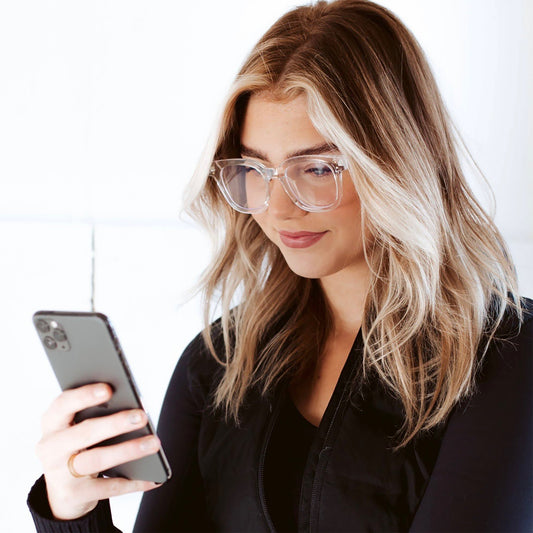 Sophie's Clear Blue Blockers